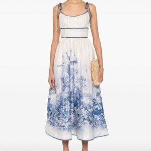 Zimmermann wylie picnic midi dress